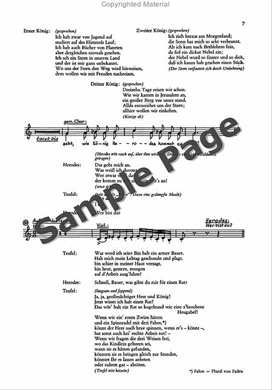 Christkinld-kumedi Speaking Part SSAATB scores gallery preview page 8