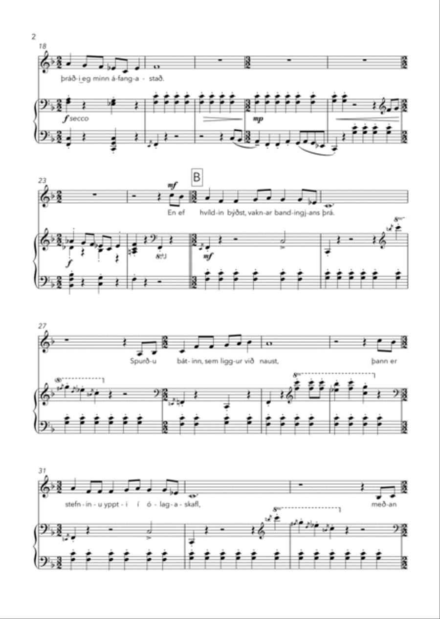 Áfangastaður Voice scores gallery preview page 2
