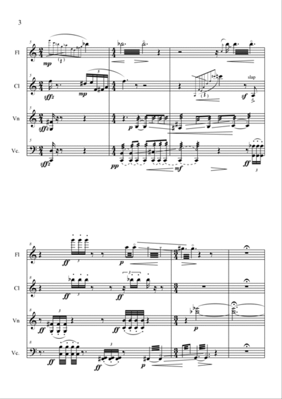 Giuseppe Colardo: WIDMUNG (ES-21-063) - Score Only Small Ensemble scores gallery preview page 4