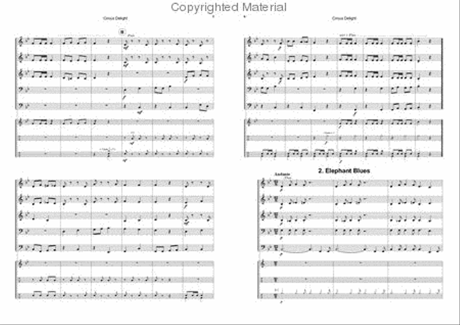 Circus Delight Circus Delight Brass Band scores gallery preview page 3