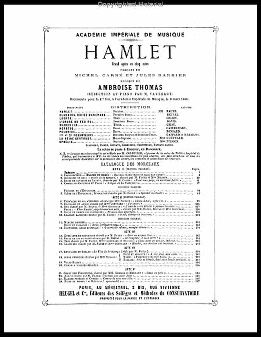 Prelude to Act I Scene 2 of Hamlet for Trombone & Piano