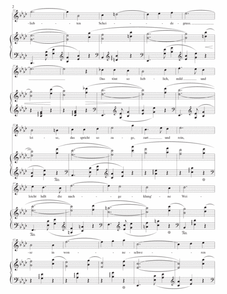 STRAUSS: Ich schwebe, Op. 48 no. 2 (transposed to A-flat major)