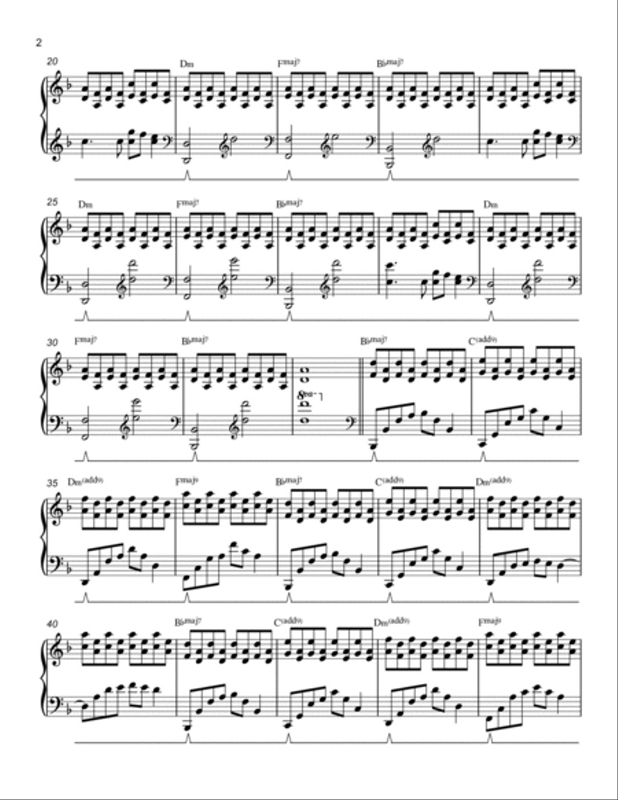 Znamenie (Live) Znamenie (Live) Piano Solo scores gallery preview page 2