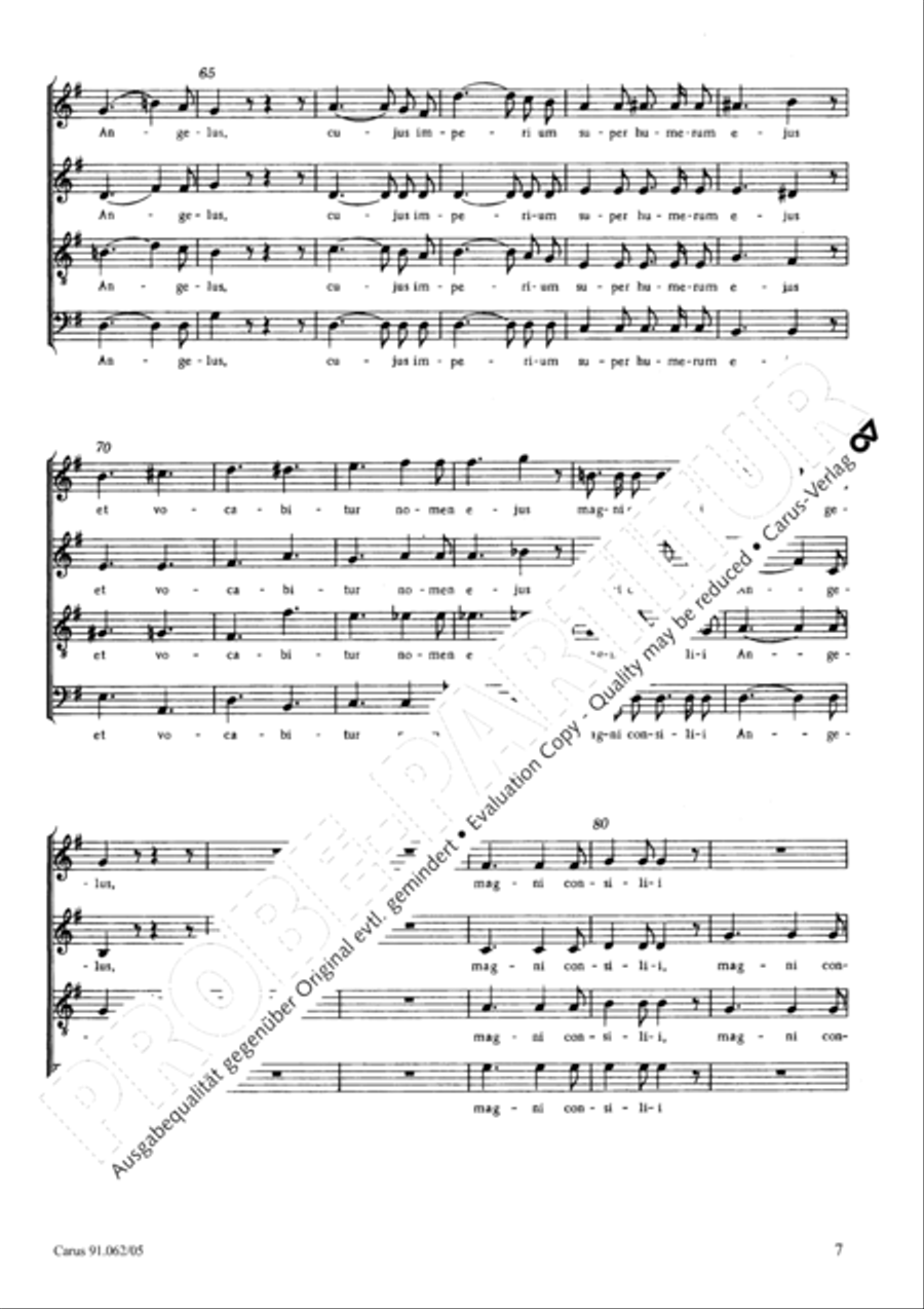 Exsulta filia Sion Exsulta filia Sion 4-Part scores gallery preview page 8