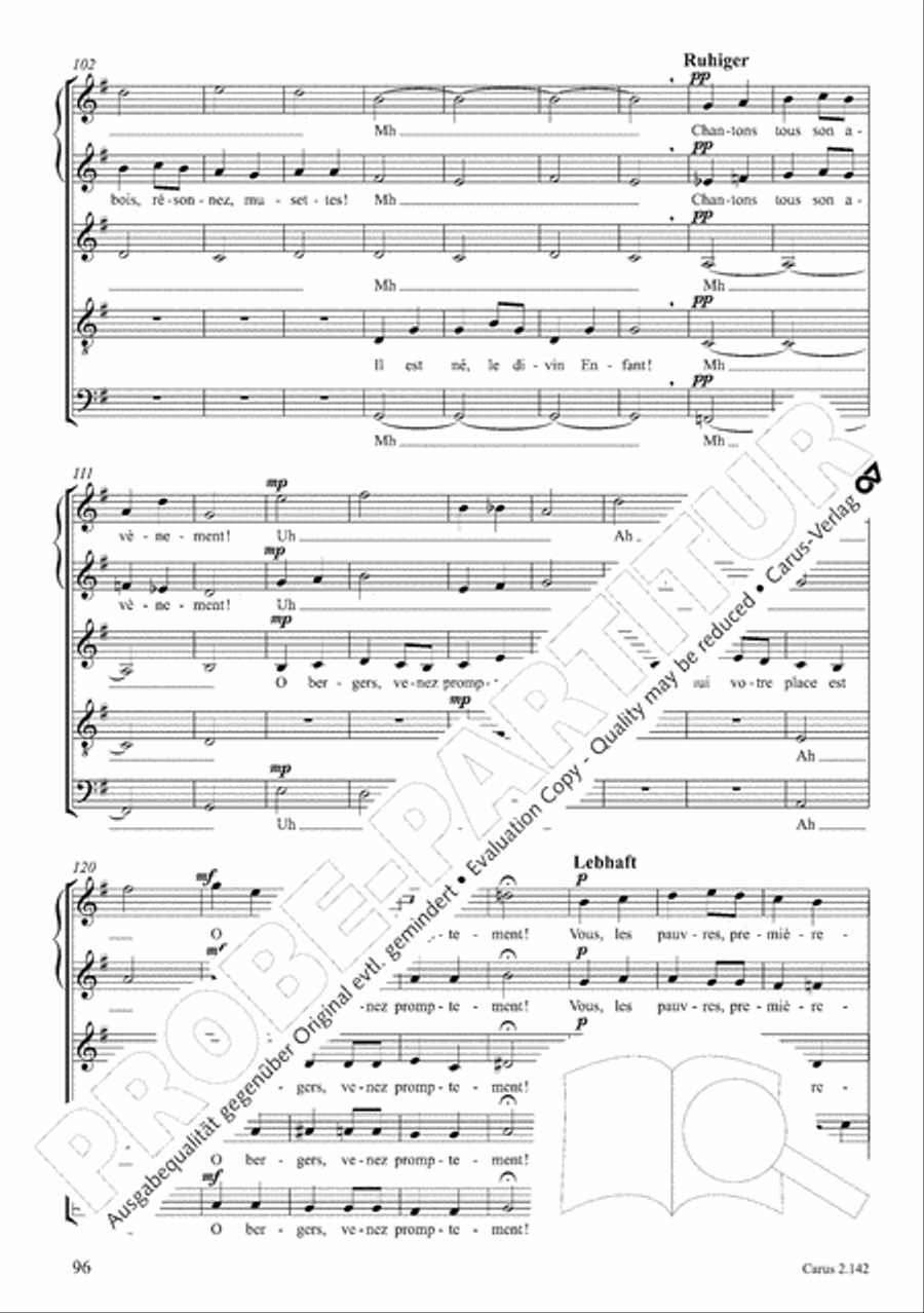 Christmas Carols of the World. Choral collection 4-Part scores gallery preview page 81