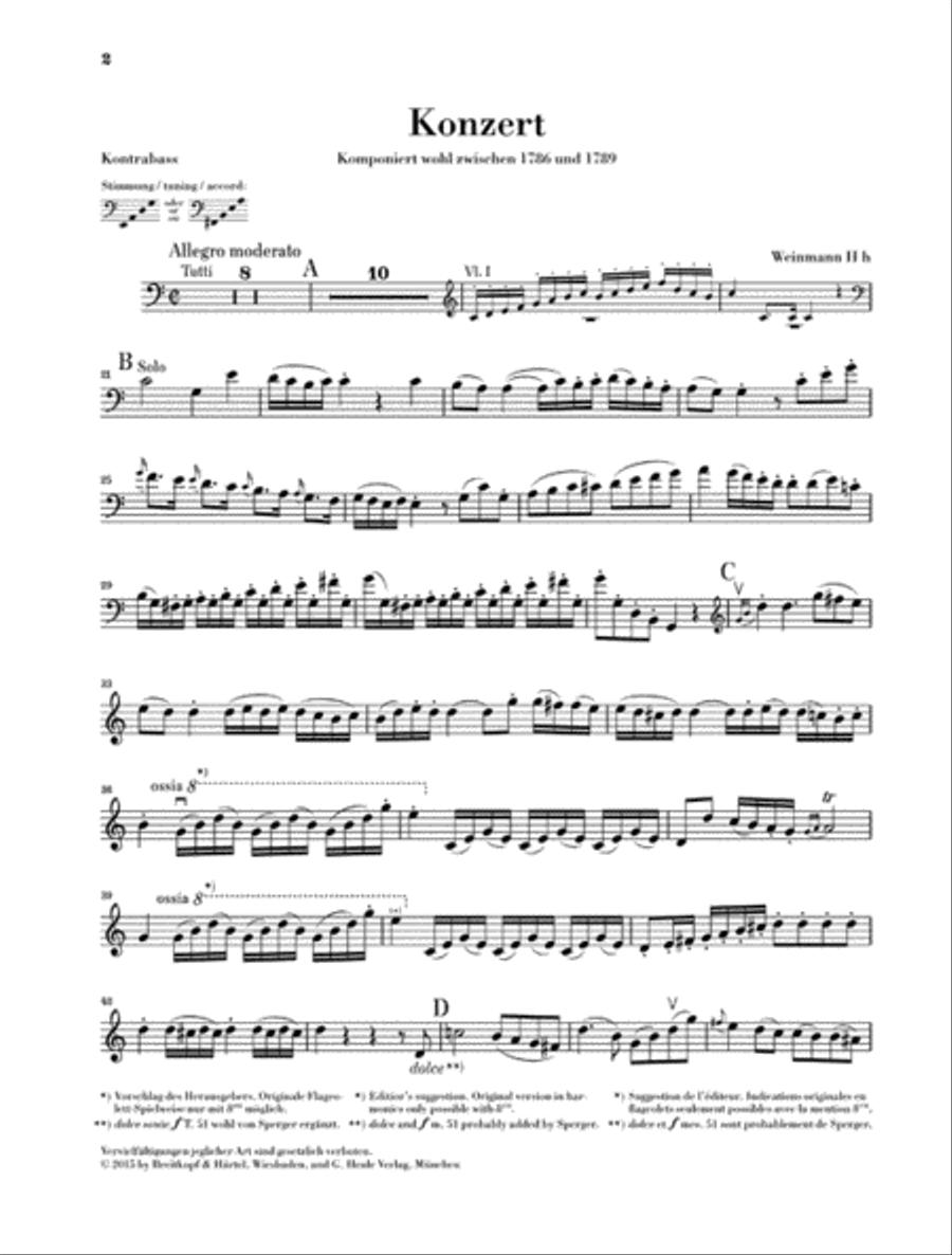 Double Bass Concerto Double Bass scores gallery preview page 3