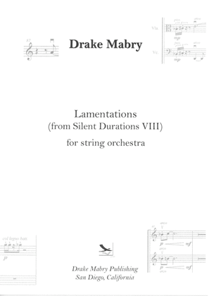 Lamentations for string orchestra