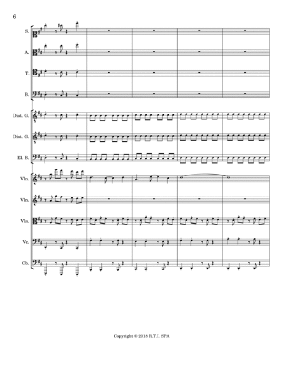 Sonic Colors~Nega Whisp Armor Phase II - Score Only Full Orchestra scores gallery preview page 6