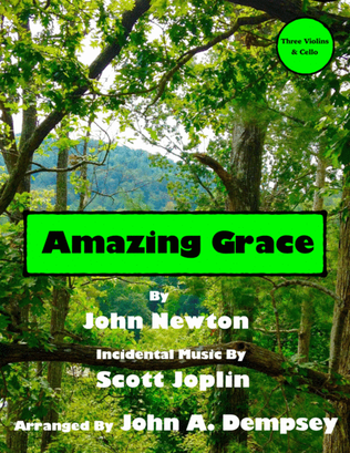 Amazing Grace / The Entertainer (String Quartet for Three Violins and Cello)