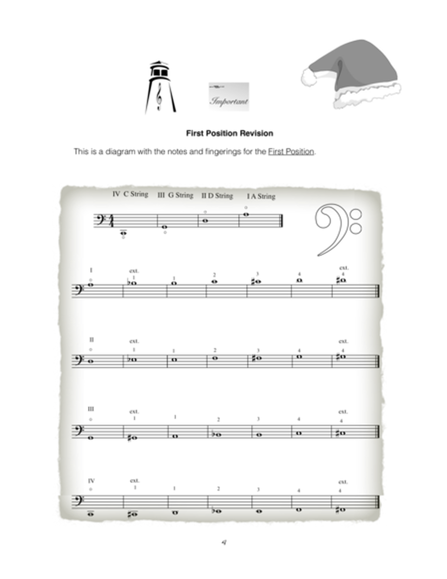 Silent Night and seven other very easy Christmas Solos and Duos for Cello: in First Position image number null