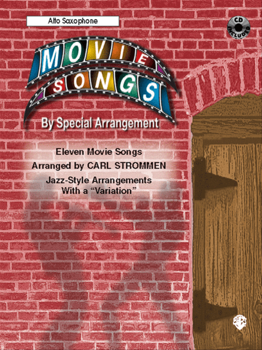 Movie Songs by Special Arrangement (Jazz-Style Arrangements with a Variation) Alto Saxophone scores gallery preview page 1