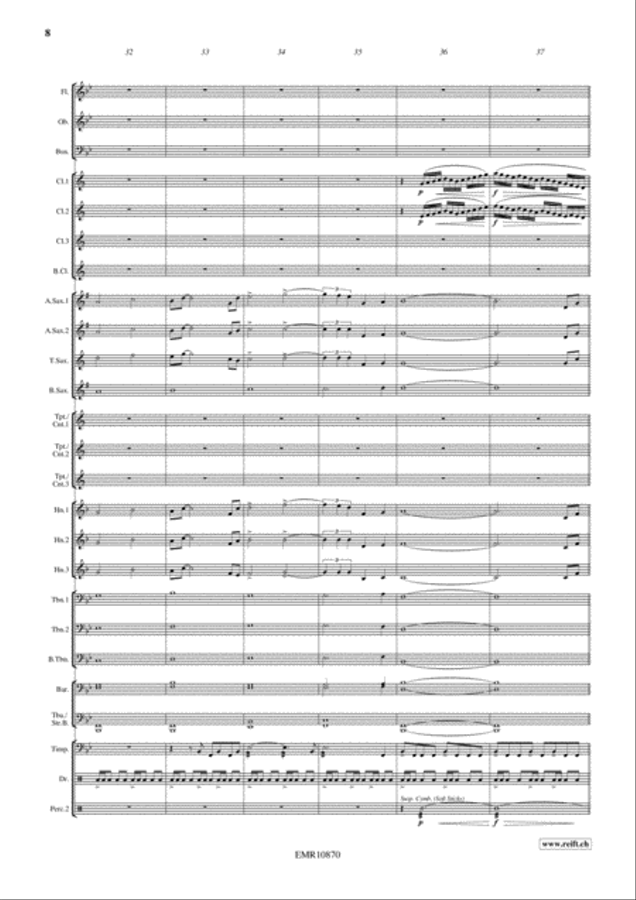 Prelude To A New Age Concert Band scores gallery preview page 9