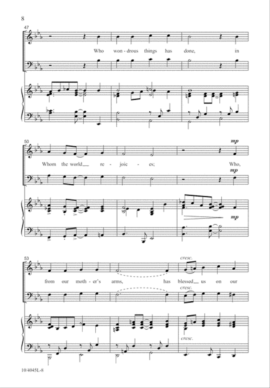 Simple Thanks Simple Thanks 2-Part scores gallery preview page 8