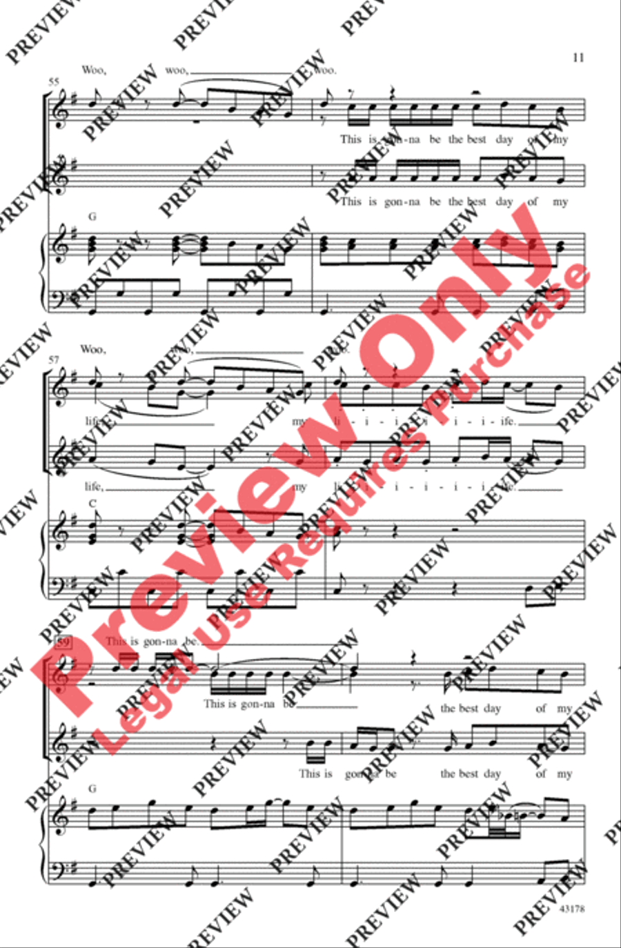 Best Day of My Life 2-Part scores gallery preview page 11