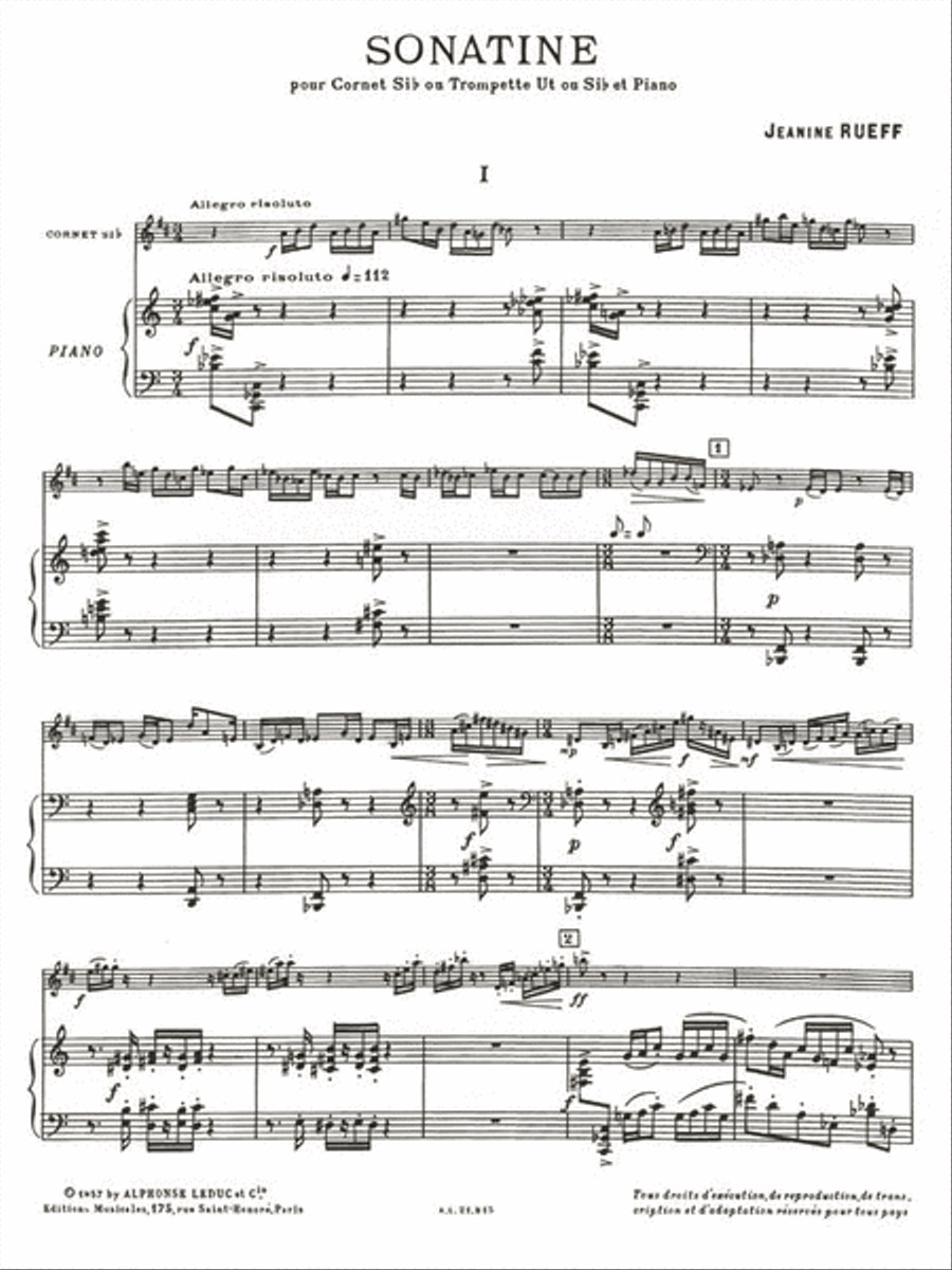 <br>Sheet music extract