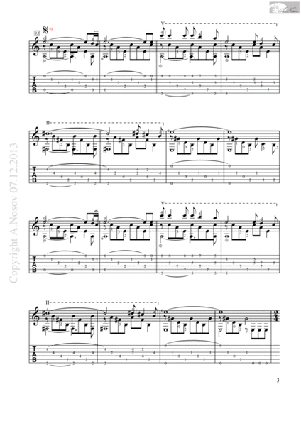 Still Loving You (Sheet music for guitar) image number null