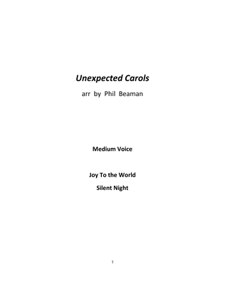 Unexpected Carols - medium voice and piano