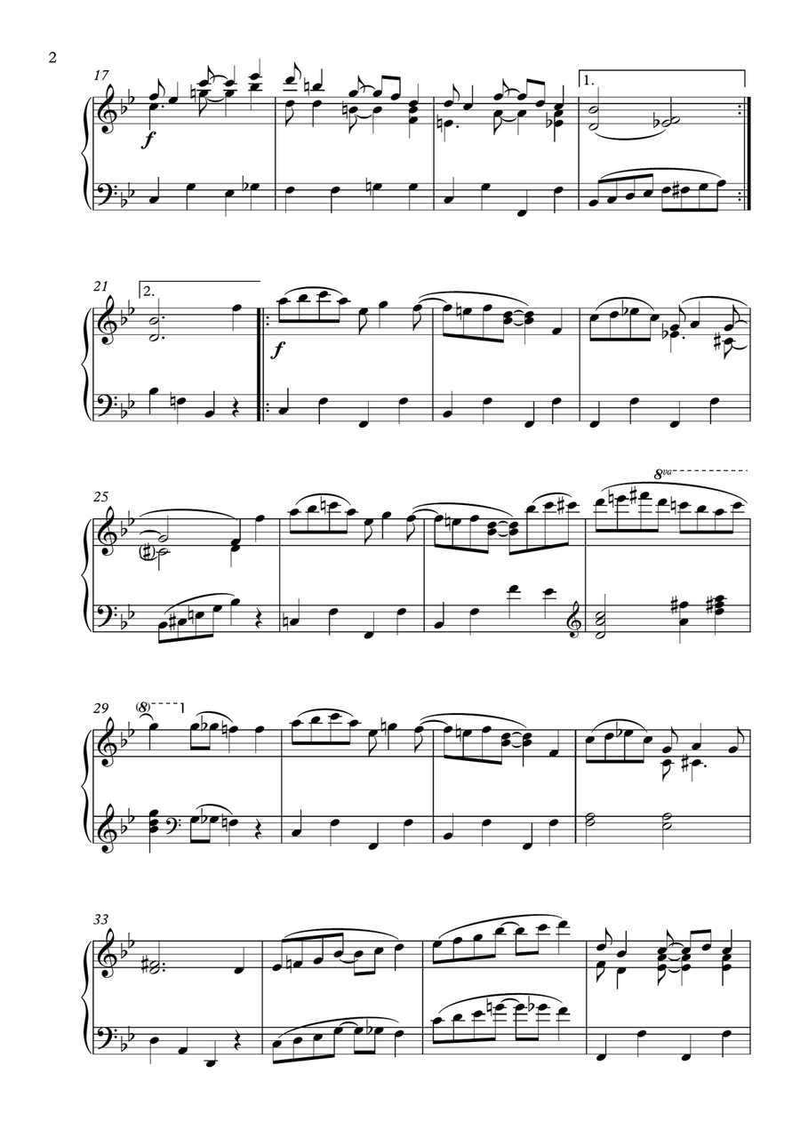 Fig Leaf Rag arranged for Easy Piano Easy Piano scores gallery preview page 2