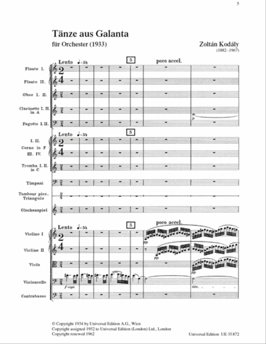 Dances of Galanta Score scores gallery preview page 2
