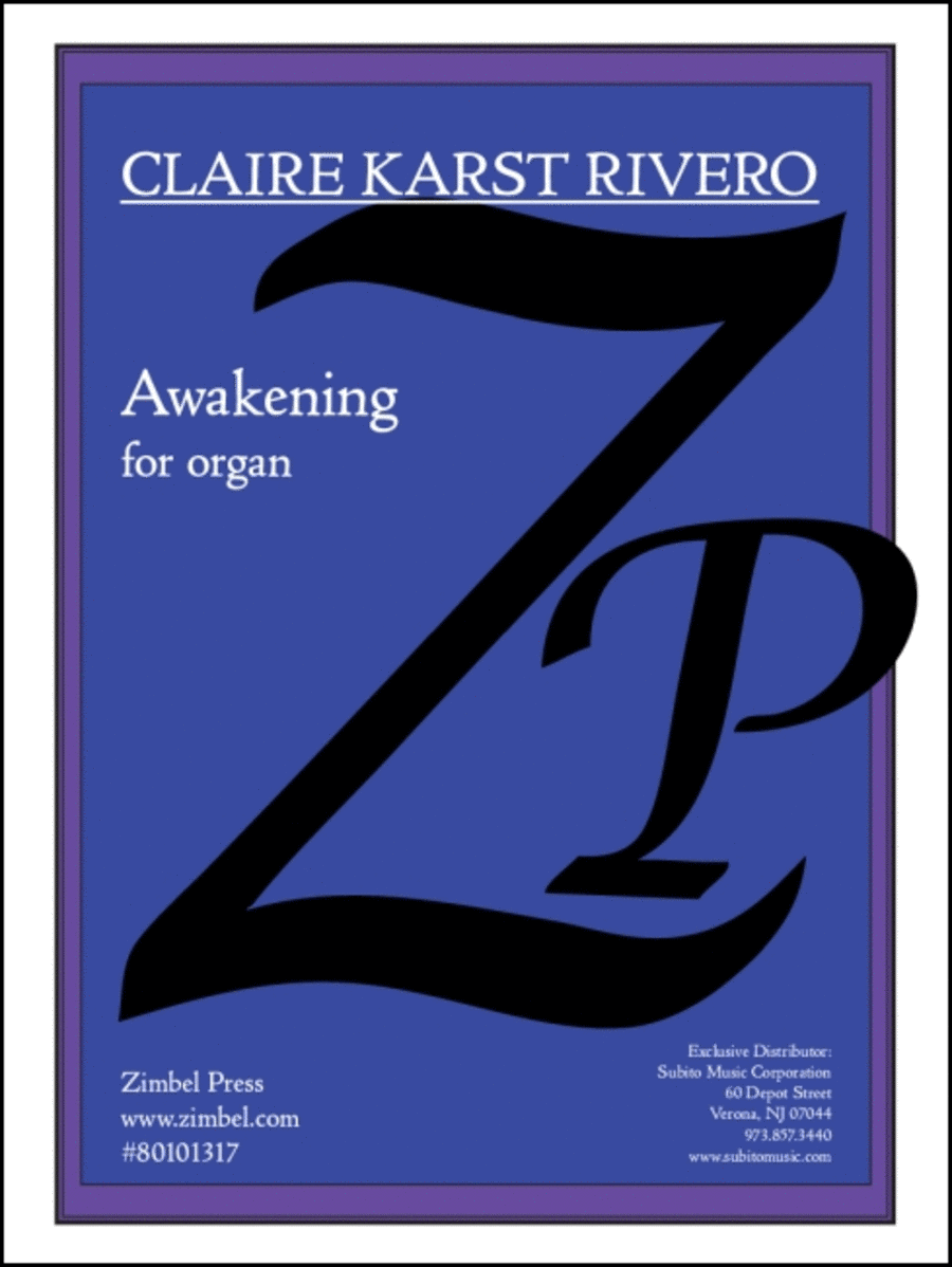 Awakening Organ scores gallery preview page 1