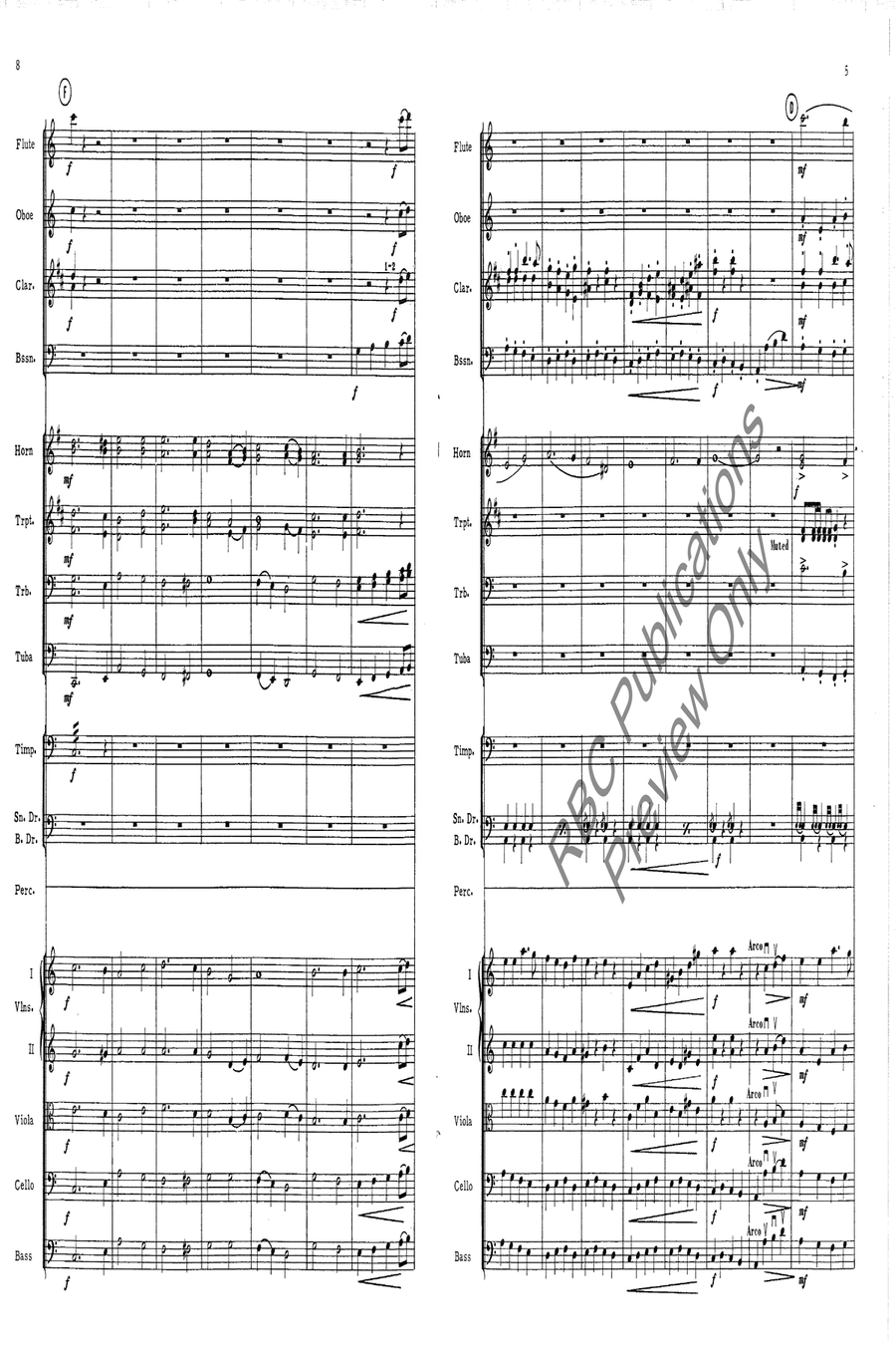 All Through The Night Full Orchestra scores gallery preview page 6