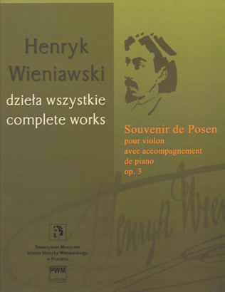 Book cover for Souvenir de Posen Op. 3