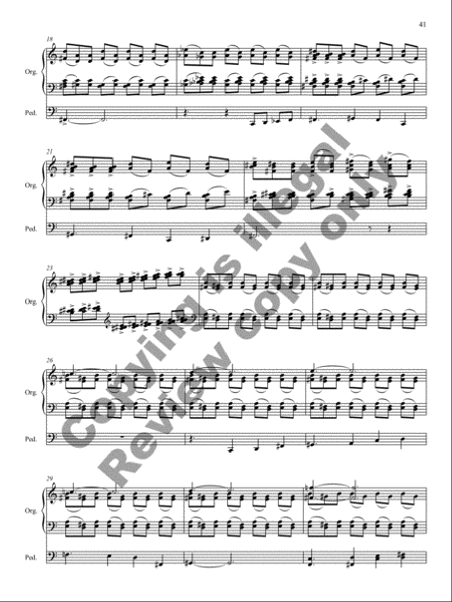 Triptych for Organ and Large Orchestra Orchestra scores gallery preview page 18