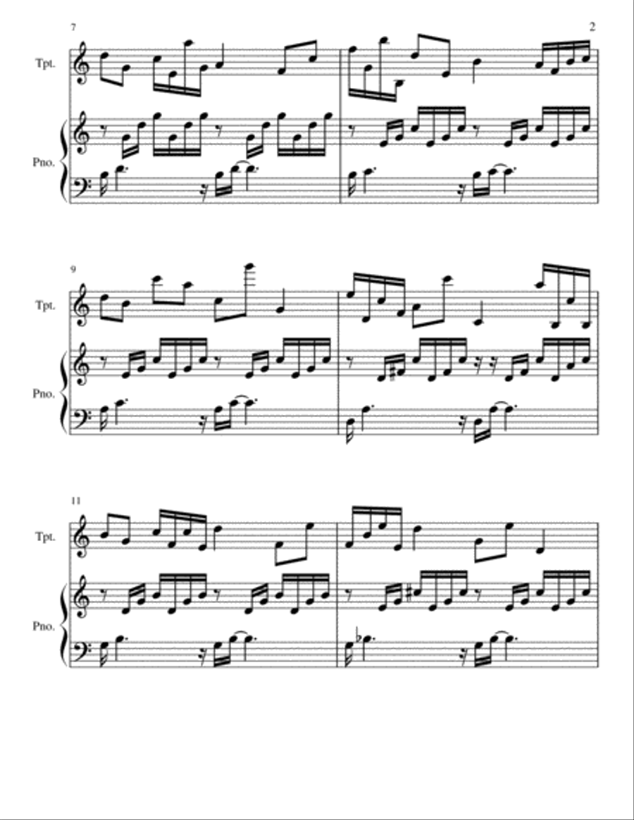 Prelude in c Small Ensemble scores gallery preview page 2