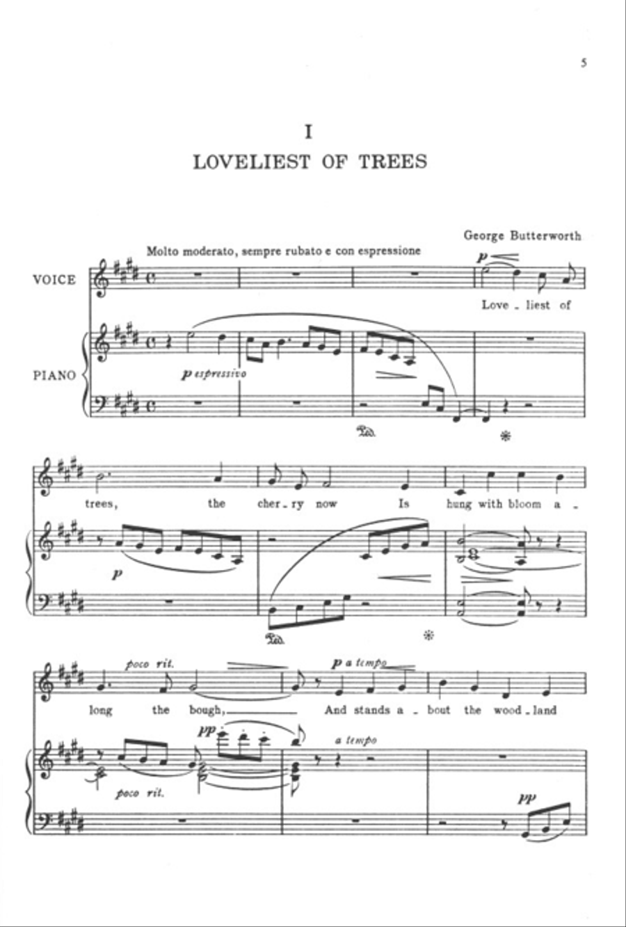 A Shropshire Lad and Other Songs Voice scores gallery preview page 2