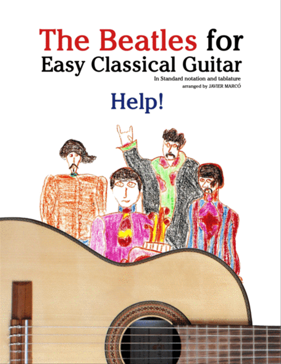 Help! Guitar Tablature scores gallery preview page 1