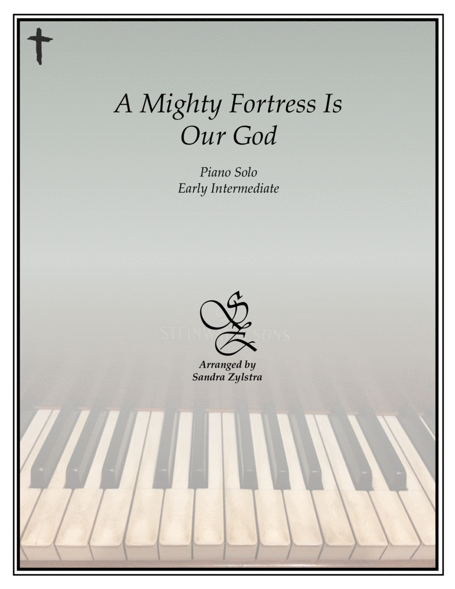 A Mighty Fortress Is Our God (early intermediate piano solo) image number null