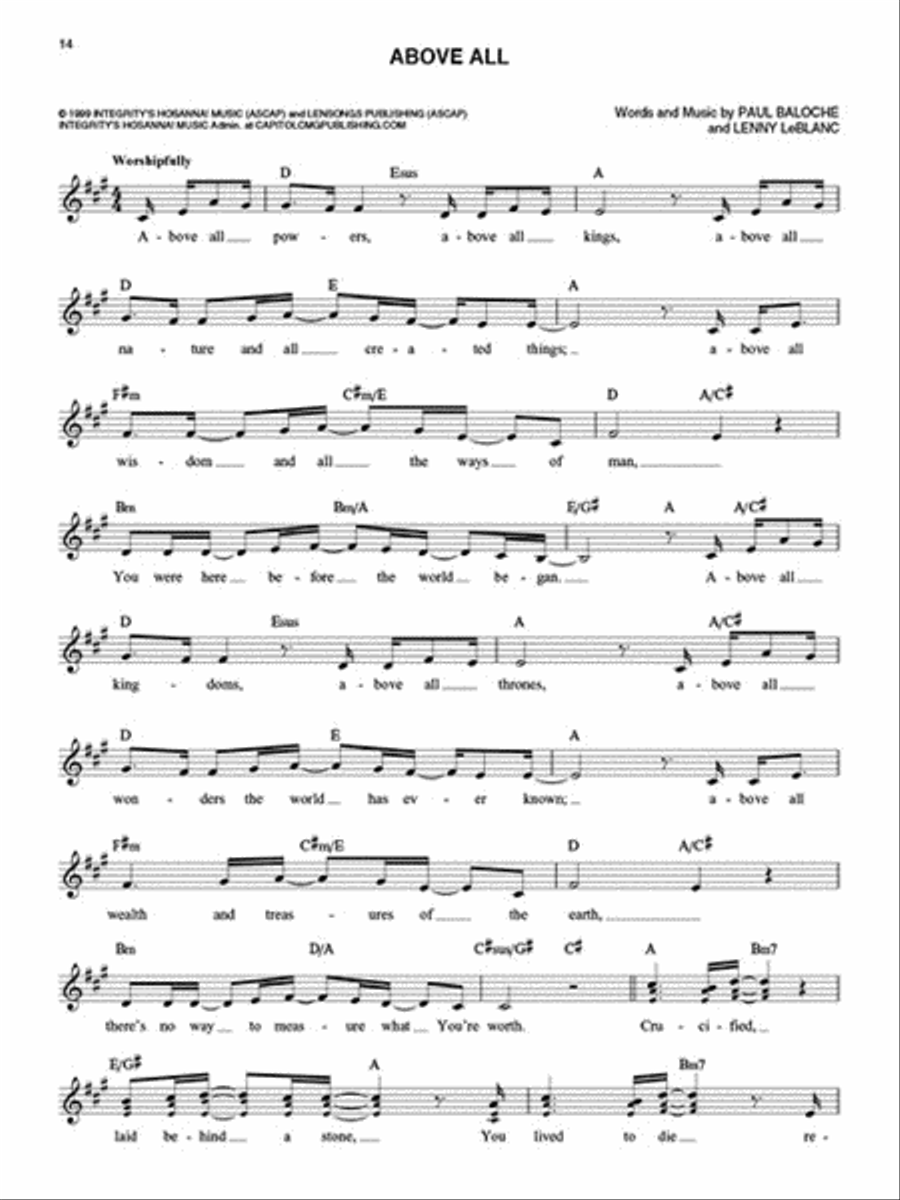 The Praise & Worship Fake Book – 2nd Edition Flute scores gallery preview page 3