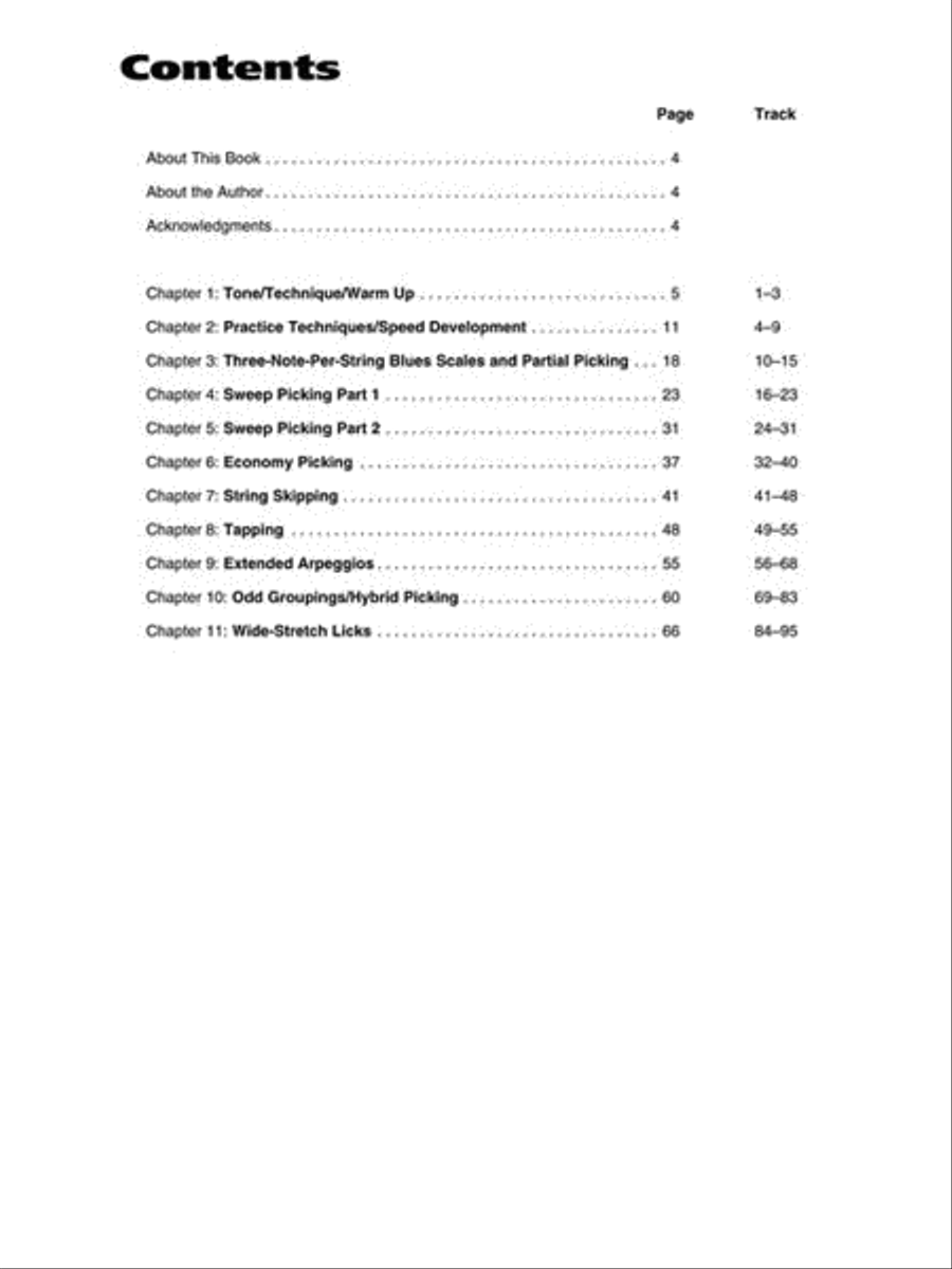 Shred Guitar Guitar Tablature scores gallery preview page 2