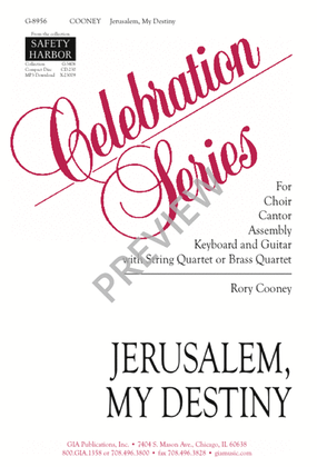 Book cover for Jerusalem, My Destiny