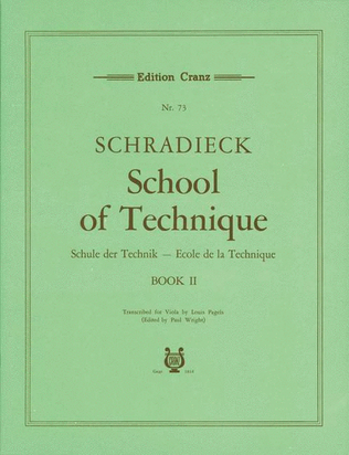 Book cover for School of Viola Technique – Volume 2