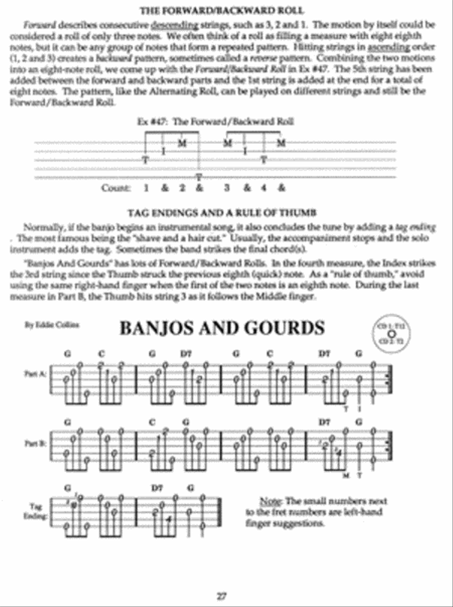 Introduction to Bluegrass Banjo 5-String Banjo scores gallery preview page 2