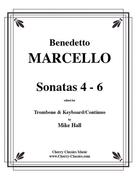 Sonatas 4-6 for Trombone & Keyboard