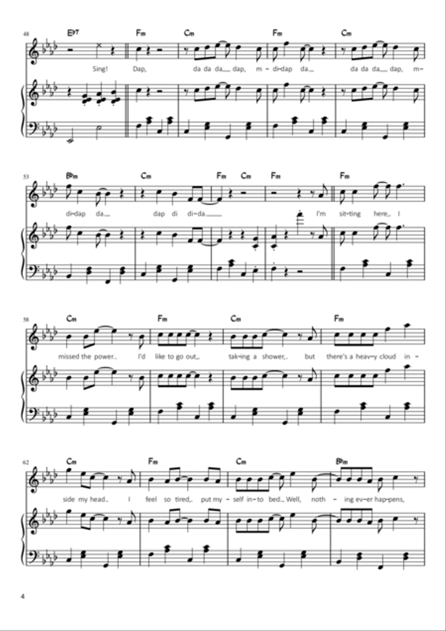 Lemon Tree Voice scores gallery preview page 4