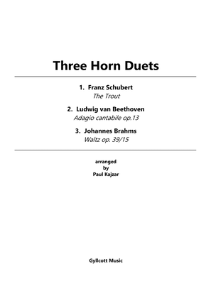 Three Horn Duets