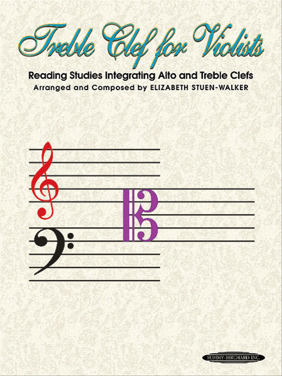 Treble Clef for Violists Viola Solo scores gallery preview page 1