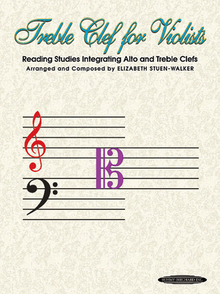 Book cover for Treble Clef for Violists