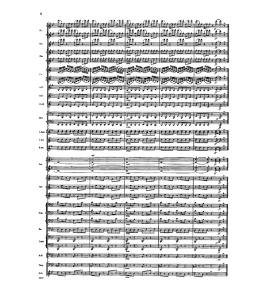 Selections from the Nutcracker Suite Concert Band scores gallery preview page 8
