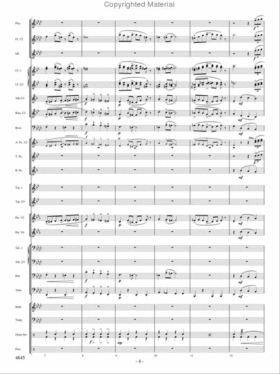 New York: 1927 Concert Band scores gallery preview page 3