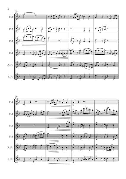 "Jacaranda" Original Tango for Flute Choir image number null