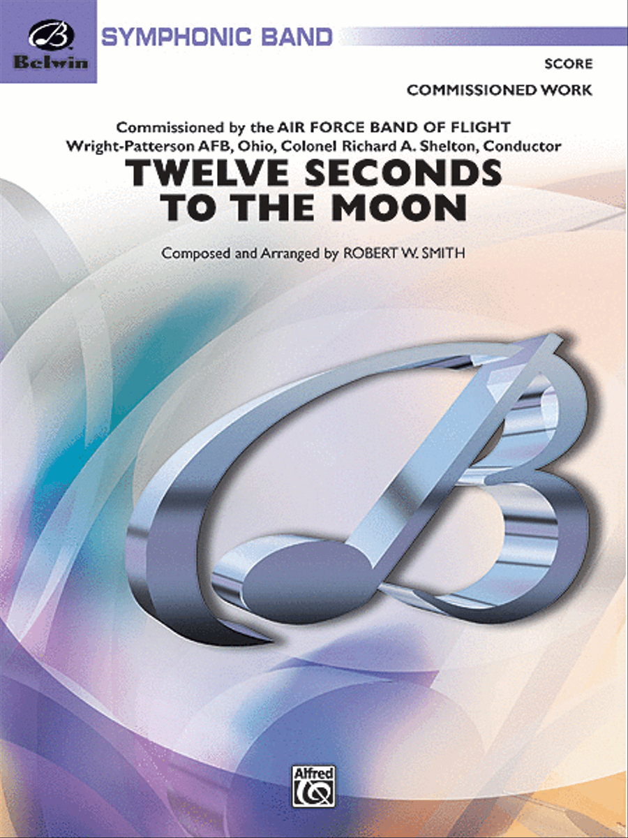 Twelve Seconds to the Moon Concert Band scores gallery preview page 1