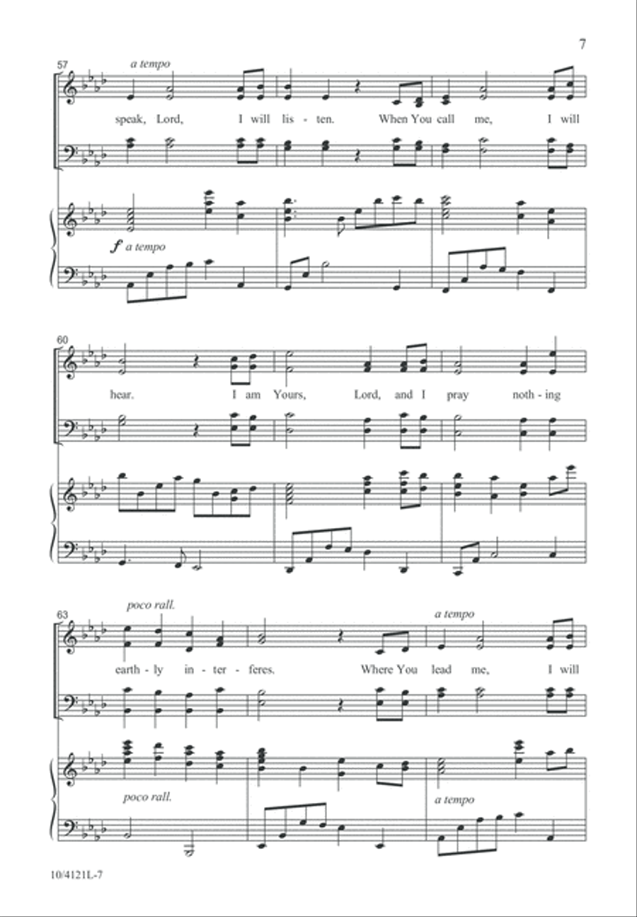 When You Call 4-Part scores gallery preview page 8