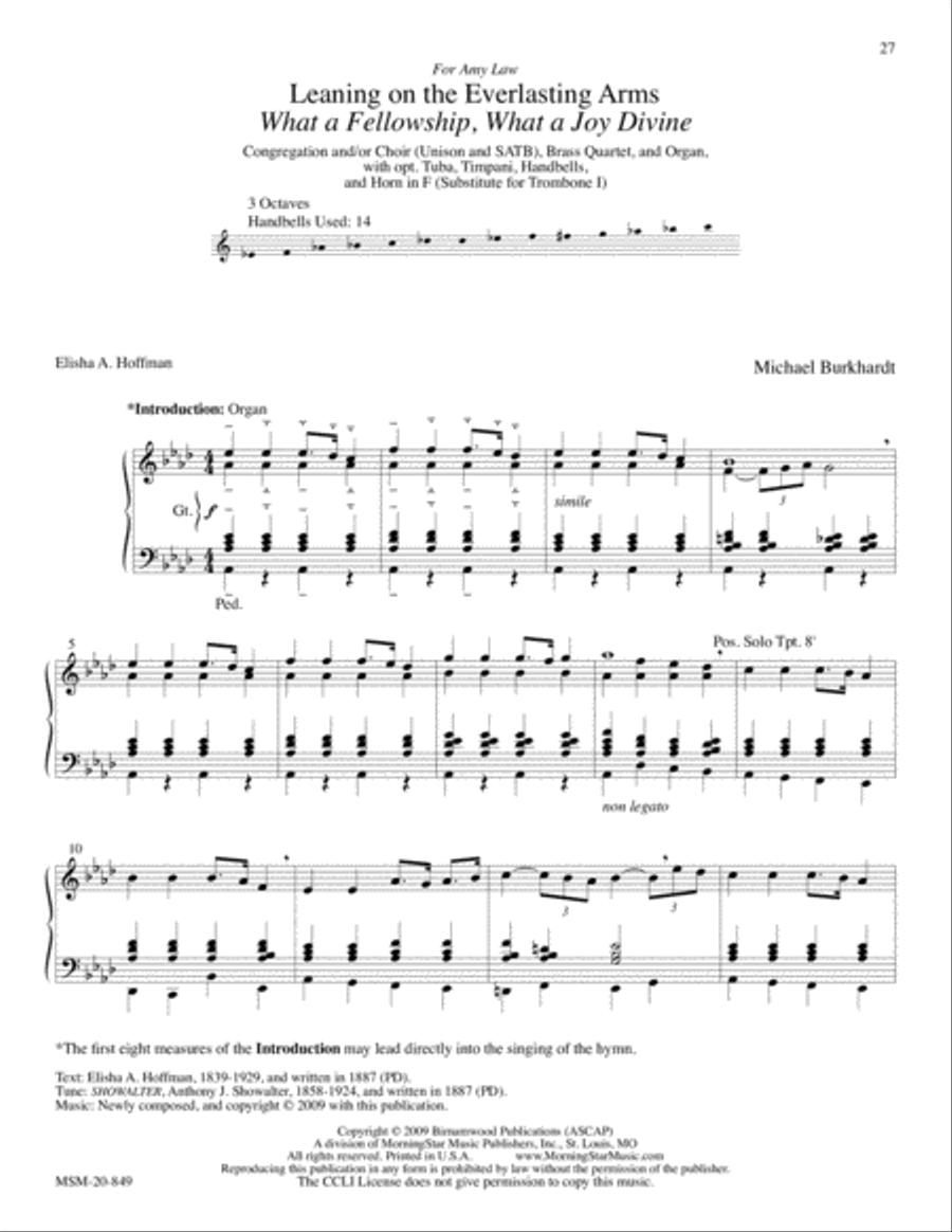 Festive Hymn Settings, Set 8 Hymns of Praise and Jubilation 4-Part scores gallery preview page 13