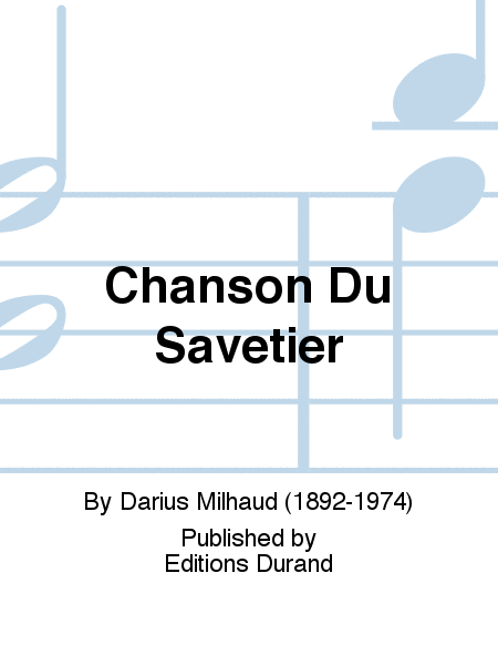 Chanson Du Savetier