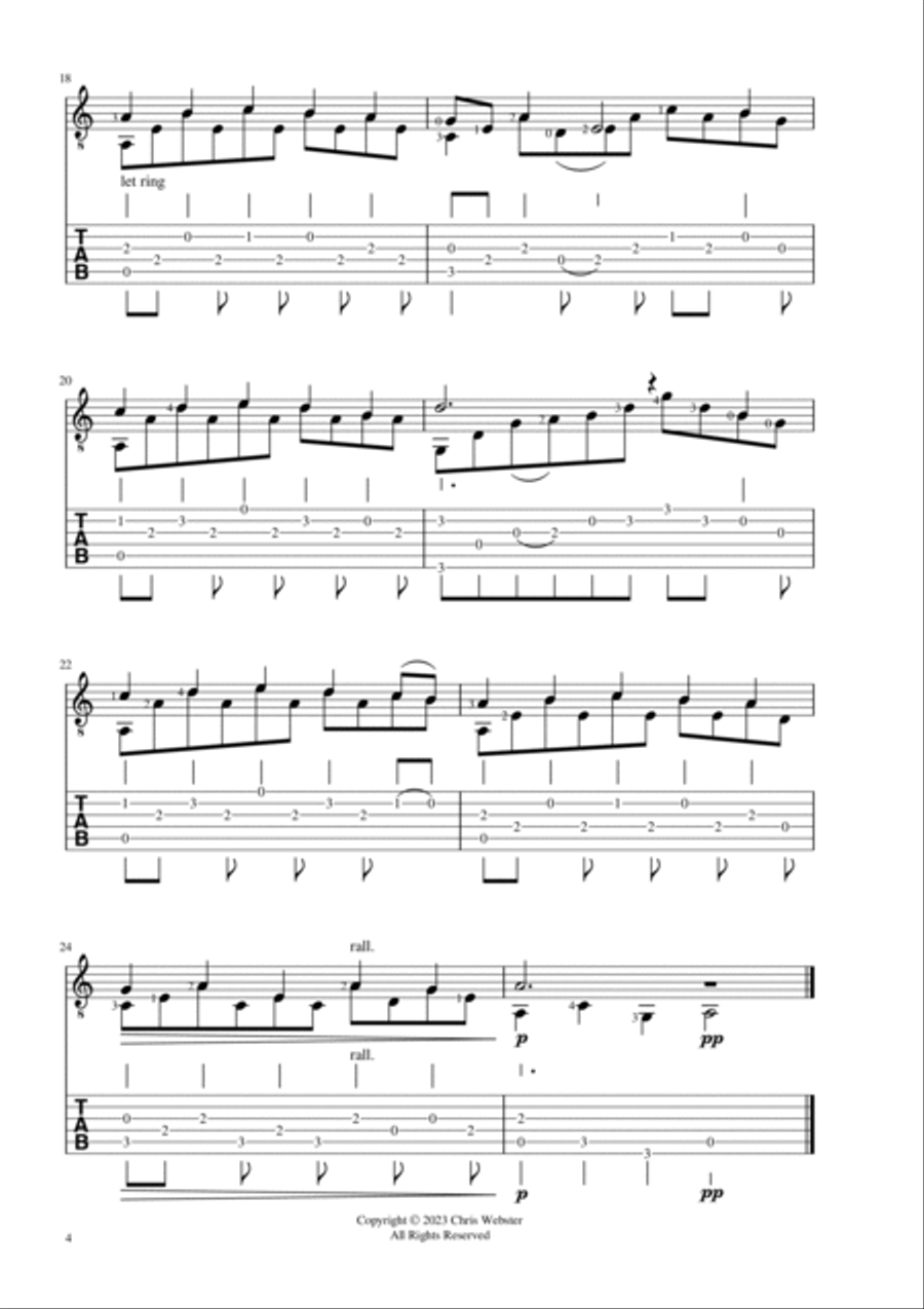 Six English Folk Songs for Easy Guitar by Traditional Acoustic Guitar Digital Sheet Music Sheet Music Plus