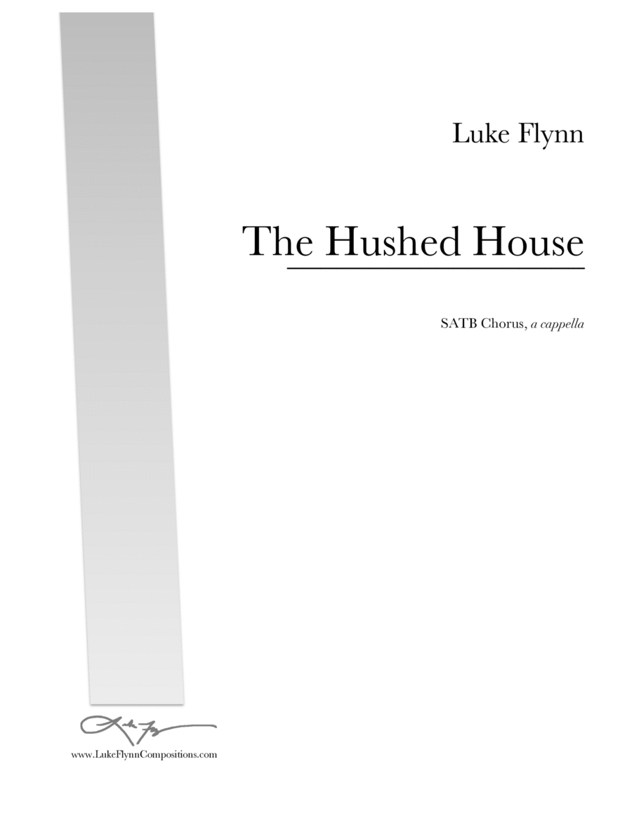 The Hushed House 4-Part scores gallery preview page 1